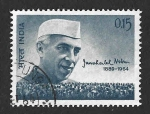 Sellos de Asia - India -  388 - Fallecimiento de Jawaharlal Nehru