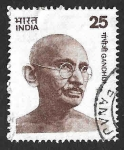 Stamps India -  676 -  Mahatma Gandhi