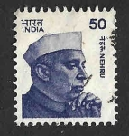 Sellos de Asia - India -  846 - Dschawaharlal Nehru