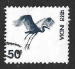 Stamps India -  679 - Garza blanca