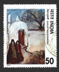 Sellos de Asia - India -  793 - Pintura India Moderna