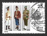 sello : Asia : India : 818 - IV Reunión del Regimiento de Punjab