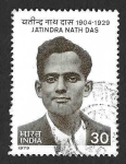 Stamps India -  827 - L Aniversario de la Muerte de Jatindra Nath Das