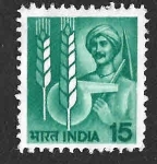 Sellos de Asia - India -  838 - Agricultura