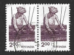 Stamps India -  848 - Tejedor