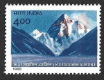 Sellos de Asia - India -  1222 - Pico del Himalaya