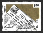 Sellos de Asia - India -  1245 - CL Aniversario del Periódico 