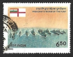 Sellos de Asia - India -  1267 - Revista Presidencial de la Flota