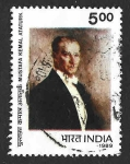 Sellos del Mundo : Asia : India : 1288 - Mustafá Kemal Atatürk