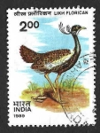 Stamps India -  1306 - Sisón de Penacho
