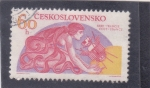 Stamps : Europe : Czechoslovakia :  comunicaciones