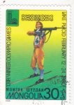 Stamps Mongolia -  OLIMPIADA INVIERNO LAKE PLACID`80