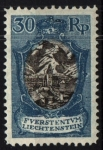 Stamps Liechtenstein -  Montañas