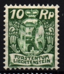 Stamps : Europe : Liechtenstein :  Patio castillo Vaduz