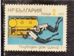 Stamps Bulgaria -  buzos