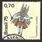 Stamps Brazil -  1405 - Danzas Folklóricas