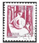Sellos de America - Brasil -  1444 - Extractor de Caucho