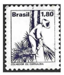 Stamps Brazil -  1451 - Recolector de Carnauba