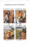 Stamps Mozambique -  PINTURA- Renoir