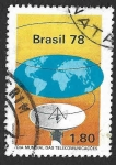 Stamps Brazil -  1556 - Día Mundial de las Telecomunicaciones