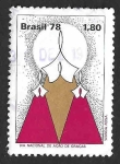 Stamps Brazil -  1596 - Día de Acción de Gracias