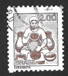 Stamps Brazil -  1604a - Ceramista