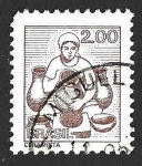 Stamps Brazil -  1604a - Ceramista