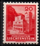 Sellos de Europa - Liechtenstein -  Serie basica- Ayuntamiento de Vaduz