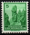 Stamps Liechtenstein -  Serie basica- Monte de las tres hermanas