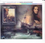 Stamps Sierra Leone -  200 aniversario de Ivan Aivazovsky