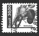 Stamps Brazil -  1669 - Seda