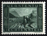 Sellos de Europa - Liechtenstein -  Obras del canal interior