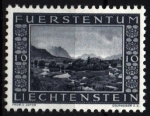 Stamps Liechtenstein -  Obras del canal interior