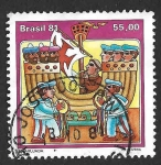 Sellos de America - Brasil -  1757 - Folklore y Danzas Populares
