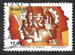 Stamps Brazil -  1777 - L Aniversario del Ministerio del Trabajo