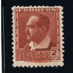 Stamps Spain -  Edifil  nº  662   República Española    Blasco Ibañez