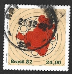 Stamps : America : Brazil :  1825 - X Aniversario de la Empresa Nacional de Telecomunicaciones Telebras