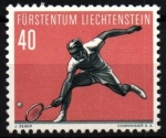 Stamps Liechtenstein -  Deporte- Tenis