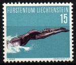 Stamps : Europe : Liechtenstein :  Deporte- Natación