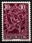 Stamps Liechtenstein -  Árboles- Junípero