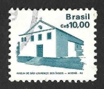 Stamps Brazil -  2068 - Patrimonio Arquitectónico Nacional