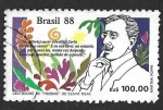 Stamps : America : Brazil :  2151 - Día del libro. Centenario de la Publicación de las Obra "Verses"