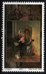 Sellos de Europa - Liechtenstein -  Pintura- La oración del niño
