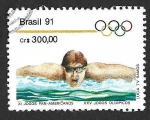 Stamps Brazil -  2308 - XXV JJOO. Barcelona y XI Juegos Panamericanos