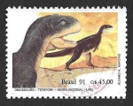 Sellos de America - Brasil -  2318 - Dinosaurio terópodo