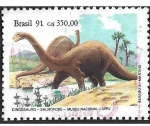 Stamps : America : Brazil :  2319 - Dinosaurio saurópodo
