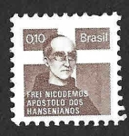 Stamps : America : Brazil :  RA18 - Campaña Contra la Lepra - Frei Nicodemos