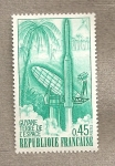 Stamps France -  Guayana, tierra del espacio