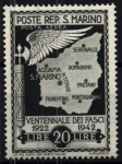 Stamps San Marino -  XX aniversario