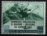 Stamps : Europe : San_Marino :  Dìa del sello S. Marino- Riccione